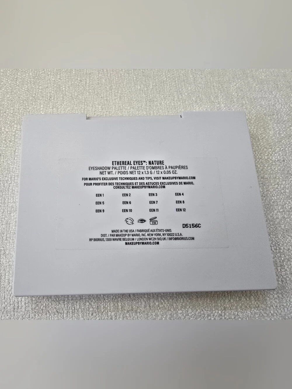 NIB Makeup By Mario Ethereal Eyes Eyeshadow Palette : Nature